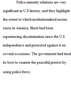 Module 2.4 Police-Minority Relations Then and Now